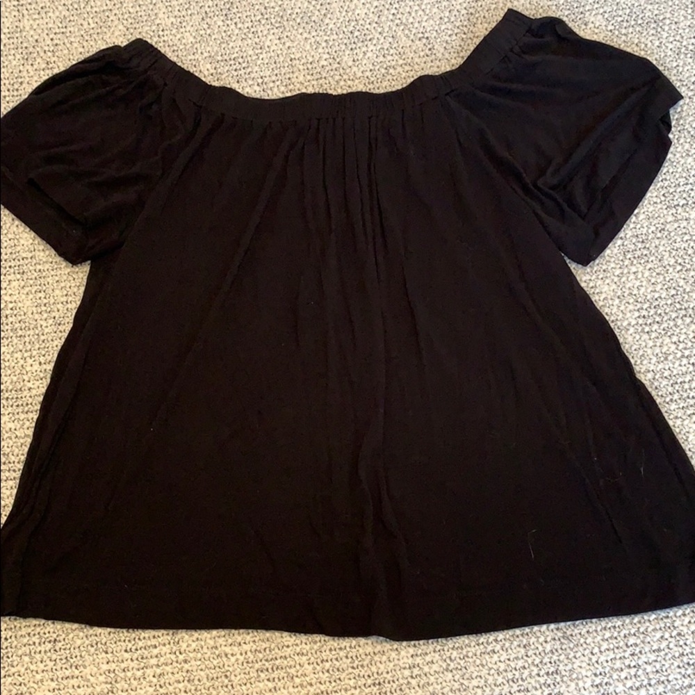 Off the shoulder top with bow in back